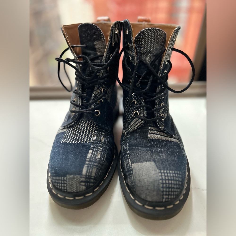 Dr. Martens Indigo Boro **Made in England** size 9 US
